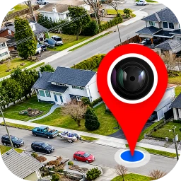 GPS 卫星实时地球地图 图标
