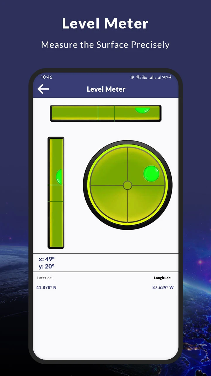 Satfinder Dish Pointer screenshot