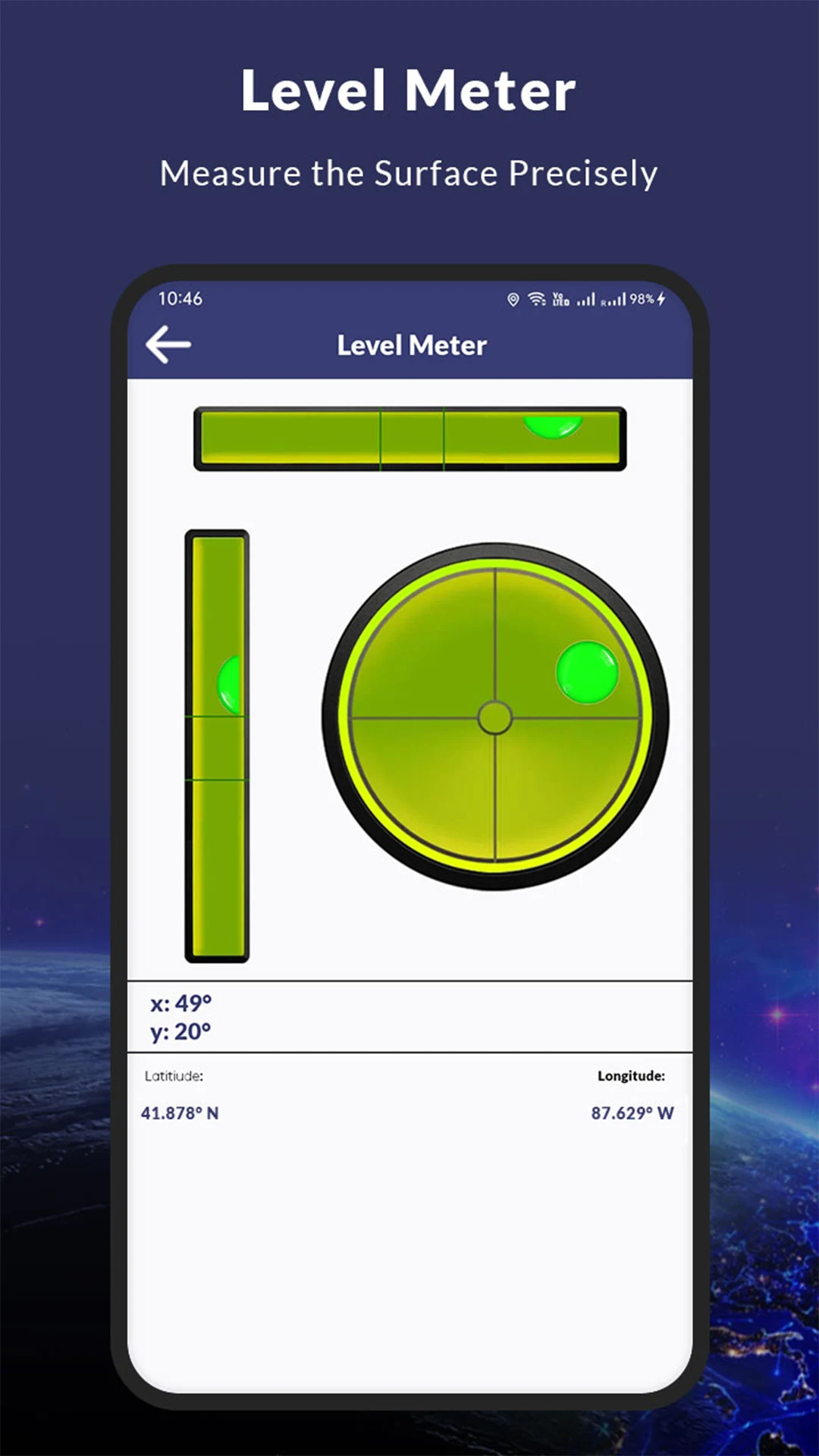 Satfinder Dish Pointer screenshot